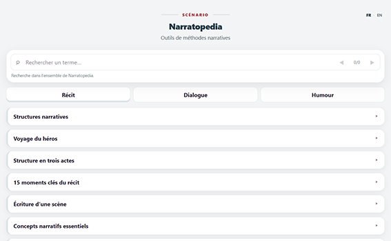 Narratopedia — accueil en français