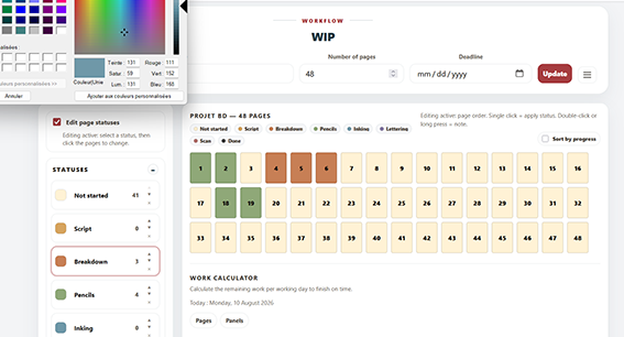WIP — English interface