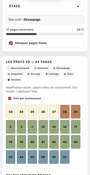 WIP — interface française sur petit écran